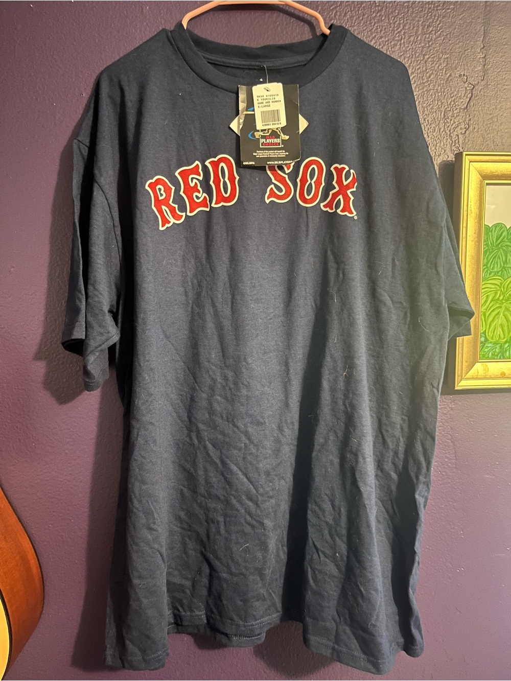 NWT vintage Red Sox player tee shirt